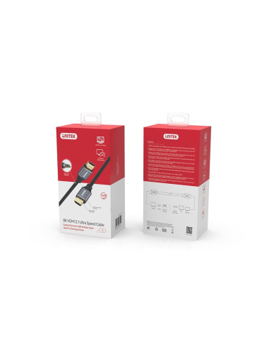 Unitek Kabel Hdmi 2.1 8K, 4K120Hz Uhd, 2M, C138W