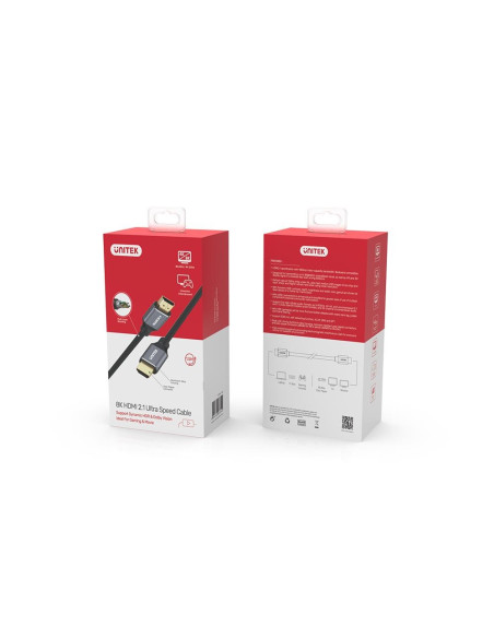 Unitek Kabel Hdmi 2.1 8K, 4K120Hz Uhd, 2M, C138W