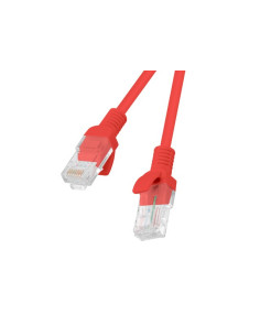 Patchcord Kat.5E Utp 3M Czerwony Fluke Passed Lanberg 10-Pack