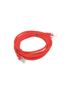 Patchcord Kat.5E Utp 3M Czerwony Fluke Passed Lanberg 10-Pack 2