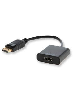 Adapter Savio Cl-55 (Hdmi F - Displayport M  0,10M  Kolor Czarny)