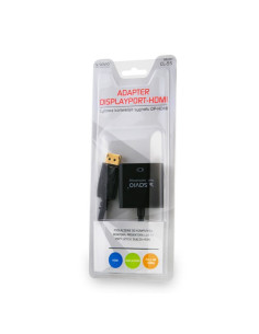 Adapter Savio Cl-55 (Hdmi F - Displayport M  0,10M  Kolor Czarny) 2