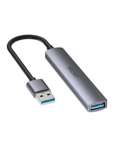 Unitek Hub Usb-A 1Xusb-A 5 Gbps, 3Xusb-A 2.0 Alu