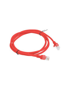 Patchcord Kat.5E Utp 1.5M Czerwony Fluke Passed Lanberg 10-Pack 2