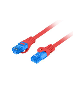 Lanberg Patchcord S/Ftp Kat.6A 1M Czerwony Lszh Cca (Fluke Passed) Pcf6A-10Cc-0100-R