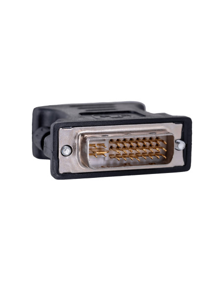 Adapter Lanberg Ad-0012-Bk (Dvi-I (Dual Link) M - D-Sub (Vga) F  Kolor Czarny)