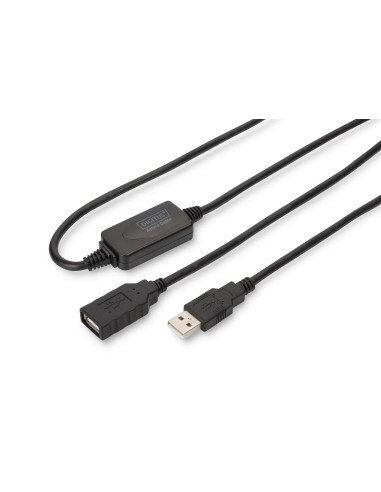 Kabel Digitus Da-73101 (Usb M - Usb F  15M  Kolor Czarny)