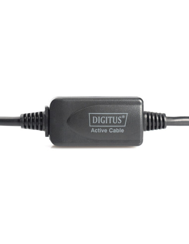 Kabel Digitus Da-73101 (Usb M - Usb F  15M  Kolor Czarny)