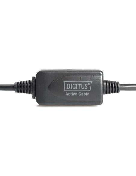 Kabel Digitus Da-73101 (Usb M - Usb F  15M  Kolor Czarny)