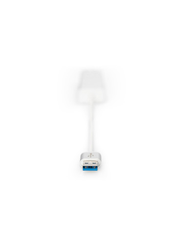 Hub 3-Portowy Usb 3.0 Superspeed Z Langigabit Lan Adapter, Aluminium