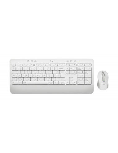 Logitech Signature Mk650 Combo For Business Klawiatura Dołączona Myszka Biuro Bluetooth Qwertz Niemiecki Biały