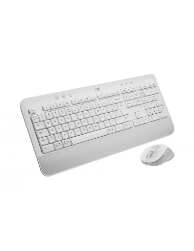 Logitech Signature Mk650 Combo For Business Klawiatura Dołączona Myszka Biuro Bluetooth Qwertz Niemiecki Biały