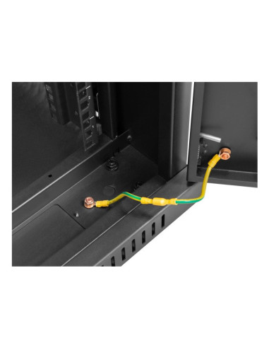 Lanberg Szafa Stojąca Rack 19" 37U 600X800 Drzwi Szklane Lcd Czarna Ff01-6837-12Bl (Flat Pack)