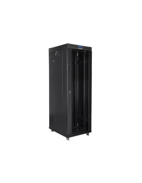Lanberg Szafa Stojąca Rack 19" 37U 600X800 Drzwi Szklane Lcd Czarna Ff01-6837-12Bl (Flat Pack)