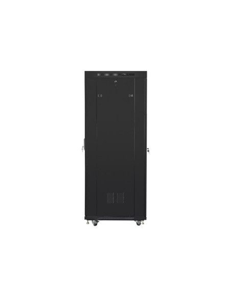 Lanberg Szafa Stojąca Rack 19" 37U 600X800 Drzwi Szklane Lcd Czarna Ff01-6837-12Bl (Flat Pack)