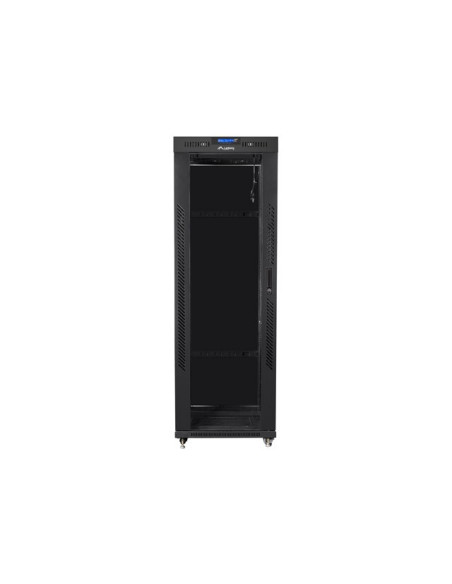 Lanberg Szafa Stojąca Rack 19" 37U 600X800 Drzwi Szklane Lcd Czarna Ff01-6837-12Bl (Flat Pack)