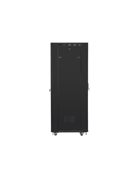 Lanberg Szafa Stojąca Rack 19" 37U 600X800 Drzwi Szklane Lcd Czarna Ff01-6837-12Bl (Flat Pack)