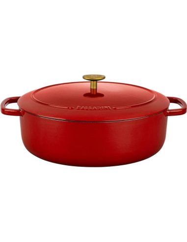 Garnek Żeliwny Owalny Ballarini Bellamonte 75003-566-0 - 5,5 Ltr Czerwony