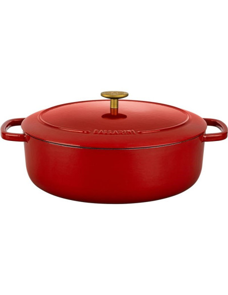 Garnek Żeliwny Owalny Ballarini Bellamonte 75003-566-0 - 5,5 Ltr Czerwony