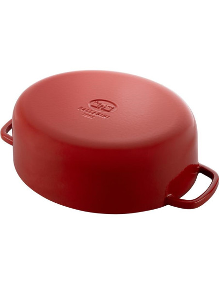 Garnek Żeliwny Owalny Ballarini Bellamonte 75003-566-0 - 5,5 Ltr Czerwony