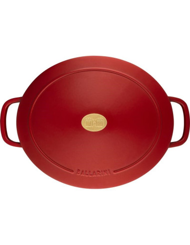 Garnek Żeliwny Owalny Ballarini Bellamonte 75003-566-0 - 5,5 Ltr Czerwony