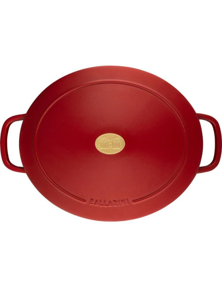 Garnek Żeliwny Owalny Ballarini Bellamonte 75003-566-0 - 5,5 Ltr Czerwony