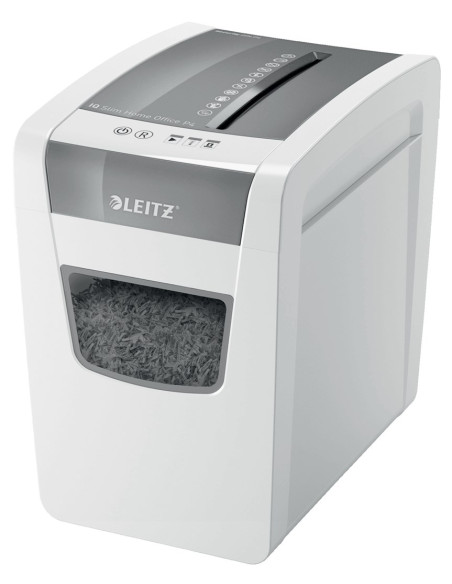 Leitz Niszczarka Iq Home Office Slim P4, 10 Kartek,  23 L Kosz