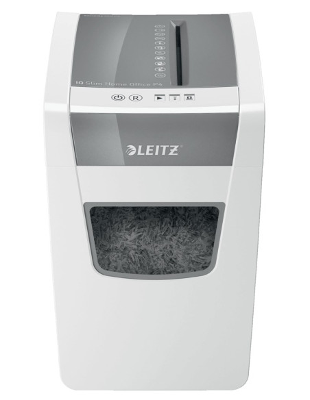 Leitz Niszczarka Iq Home Office Slim P4, 10 Kartek,  23 L Kosz