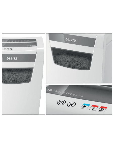 Leitz Niszczarka Iq Home Office P4, 10 Kartek, 23 L Kosz
