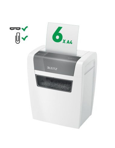 Leitz Niszczarka Iq Home, P4, 6 Kartek, 15 L Kosz