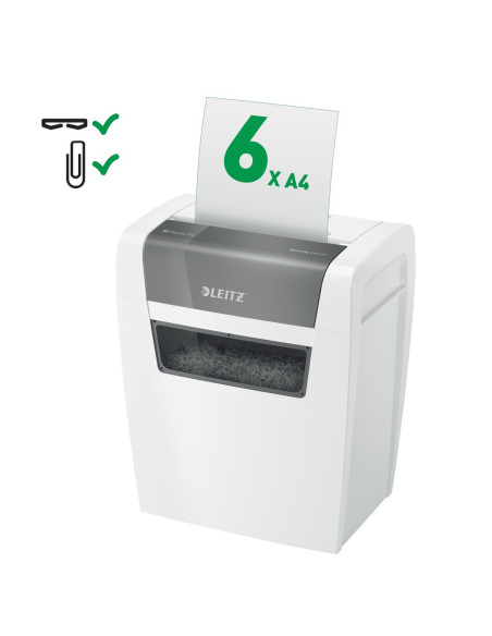 Leitz Niszczarka Iq Home, P4, 6 Kartek, 15 L Kosz
