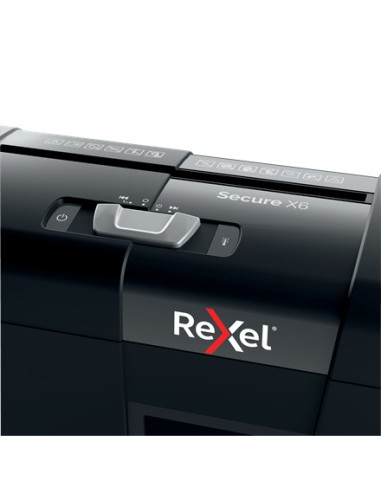 Rexel  Niszczarka Secure X6, (P-4), 6 Kartek, 10 L Kosz