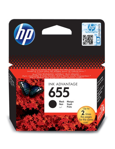Tusz Hp Czarny Hp 655, Hp655 Cz109Ae, 550 Str.,14 Ml