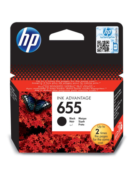 Tusz Hp Czarny Hp 655, Hp655 Cz109Ae, 550 Str.,14 Ml