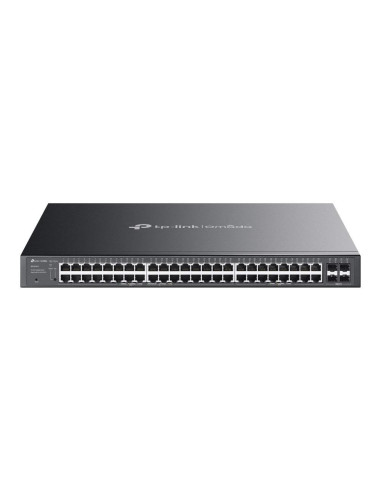 Tp-Link Omada Sg2452Lp Łącza Sieciowe Zarządzany L2/L2+ Gigabit Ethernet (10/100/1000) Obsługa Poe 1U Czarny