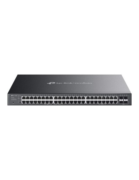 Tp-Link Omada Sg2452Lp Łącza Sieciowe Zarządzany L2/L2+ Gigabit Ethernet (10/100/1000) Obsługa Poe 1U Czarny