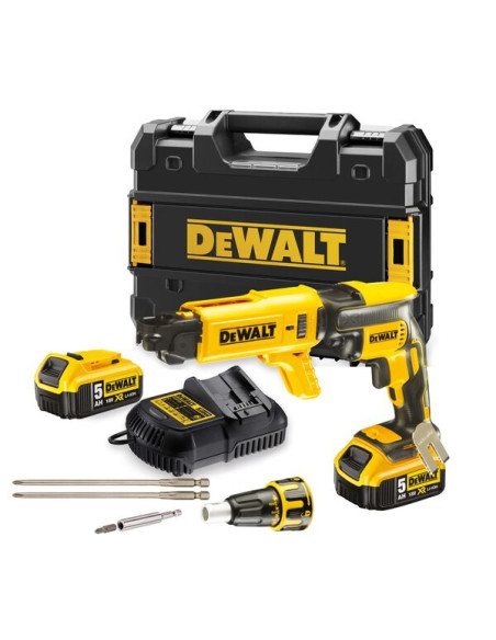Dewalt Dcf620P2K Wkrętak Zasilany/Zakrętark Udarowy Czarny, Żółty 4400 Rpm