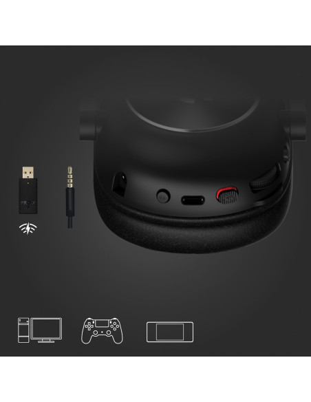 Logitech G Pro X 2 Zestaw Słuchawkowy Przewodowy I Bezprzewodowy Opaska Na Głowę Gaming Bluetooth Czarny