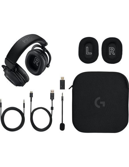 Logitech G Pro X 2 Zestaw Słuchawkowy Przewodowy I Bezprzewodowy Opaska Na Głowę Gaming Bluetooth Czarny