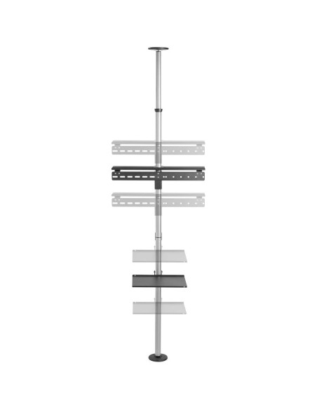 Techly Ica-Tr32 Uchwyt Do Telewizorów 177,8 Cm (70") Srebrny