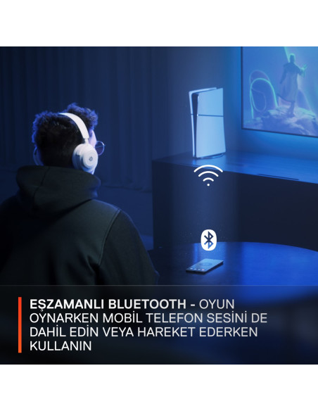Steelseries Arctis Nova 7 Zestaw Słuchawkowy Bezprzewodowy Opaska Na Głowę Gaming Usb Type-C Bluetooth Czarny