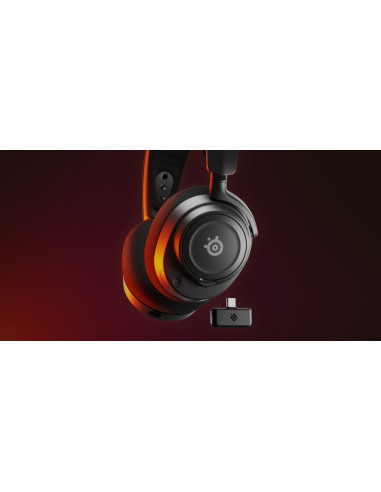 Steelseries Arctis Nova 7 Zestaw Słuchawkowy Bezprzewodowy Opaska Na Głowę Gaming Usb Type-C Bluetooth Czarny