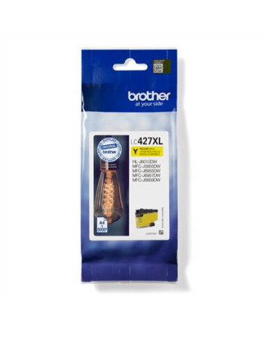 Brother Lc-427Xly Nabój Z Tuszem 1 Szt. Oryginalny Wysoka (Xl) Wydajność Żółty