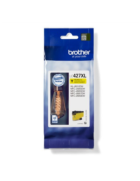 Brother Lc-427Xly Nabój Z Tuszem 1 Szt. Oryginalny Wysoka (Xl) Wydajność Żółty