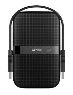 Dysk Zewnętrzny Hdd Silicon Power Armor A60 (2Tb  2.5"  Usb 3.2  5400 Obr/Min  Black  Sp020Tbphda60S3A)