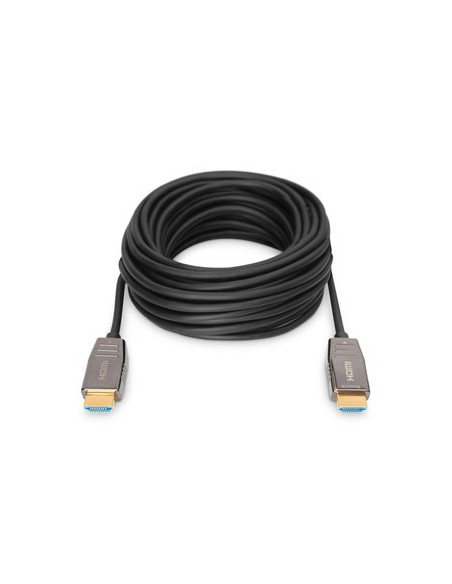 Kabel Połączeniowy Hybrydowy Hdmi 2.1 Ultra High Speed 8K60Hz Uhd Hdmi A/Hdmi A M/M Czarny 20M