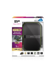Dysk Zewnętrzny Hdd Silicon Power Armor A60 (1Tb  2.5"  Usb 3.2  5400 Obr/Min  Green-Black  Sp010Tbphda60S3K) 2