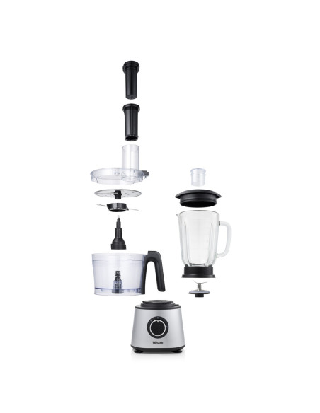 Tristar Mx-4823 Robot Kuchenny 600 W 1,5 L Czarny, Stal Nierdzewna, Przezroczysty