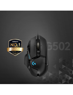 Mysz Logitech G502 Hero 910-005470 (Optyczna  16000 Dpi  Kolor Czarny) 2