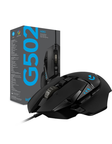 Mysz Logitech G502 Hero 910-005470 (Optyczna  16000 Dpi  Kolor Czarny)